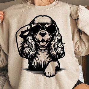Cocker Spaniel Svg Png, Dog Svg, Animal Svg, Dog Breed Svg, Animals Png, Dog Vector,  American Cocker, Dog Clipart, Dog Cut File