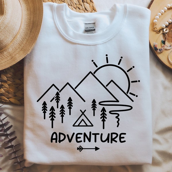 Adventure Svg Png,  Camping Svg, Travel Svg , Camp Life Svg, Adventure Mountains, Happy Camper, Adventure Shirt, Adventure Awaits Svg