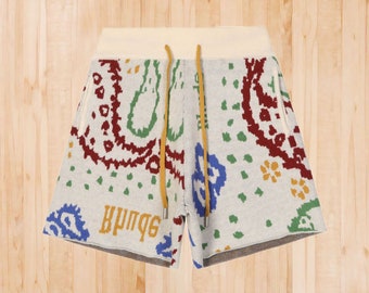 Rhude Shorts, Oversize Rhude Shorts, Lässige Rhude Sportshorts, Lose Große Fünf-Punkte-Basketballhose Rhude Strandshorts