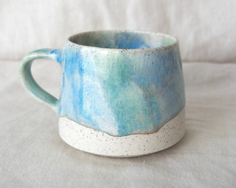 Blue Coffee Mug | Ceramic Mug Blue | Handmade Ceramic Mug | Blue Ceramic Mug Handmade | Handmade Gift | Handmade in Australia