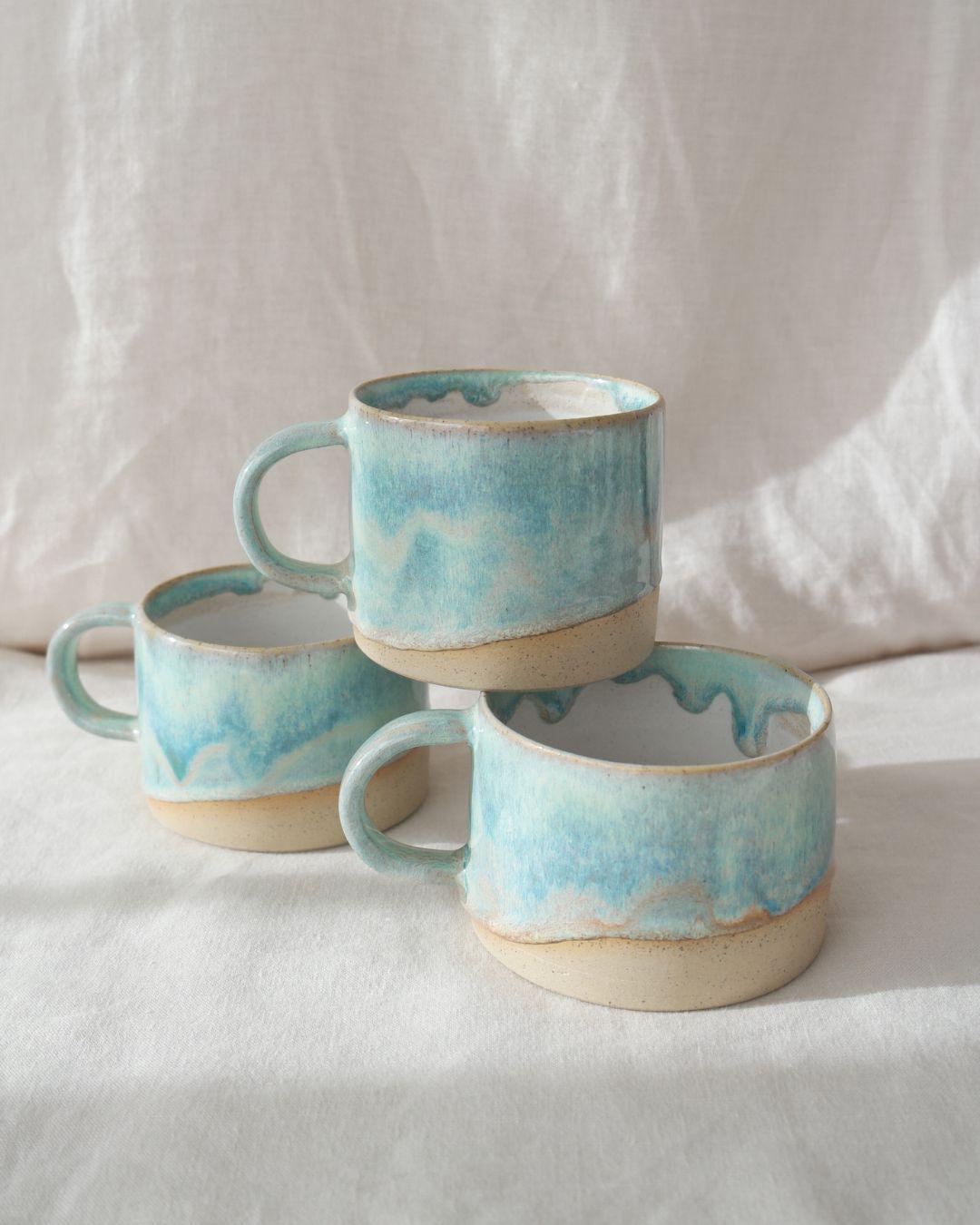 Aqua Blue Mug - Etsy Australia