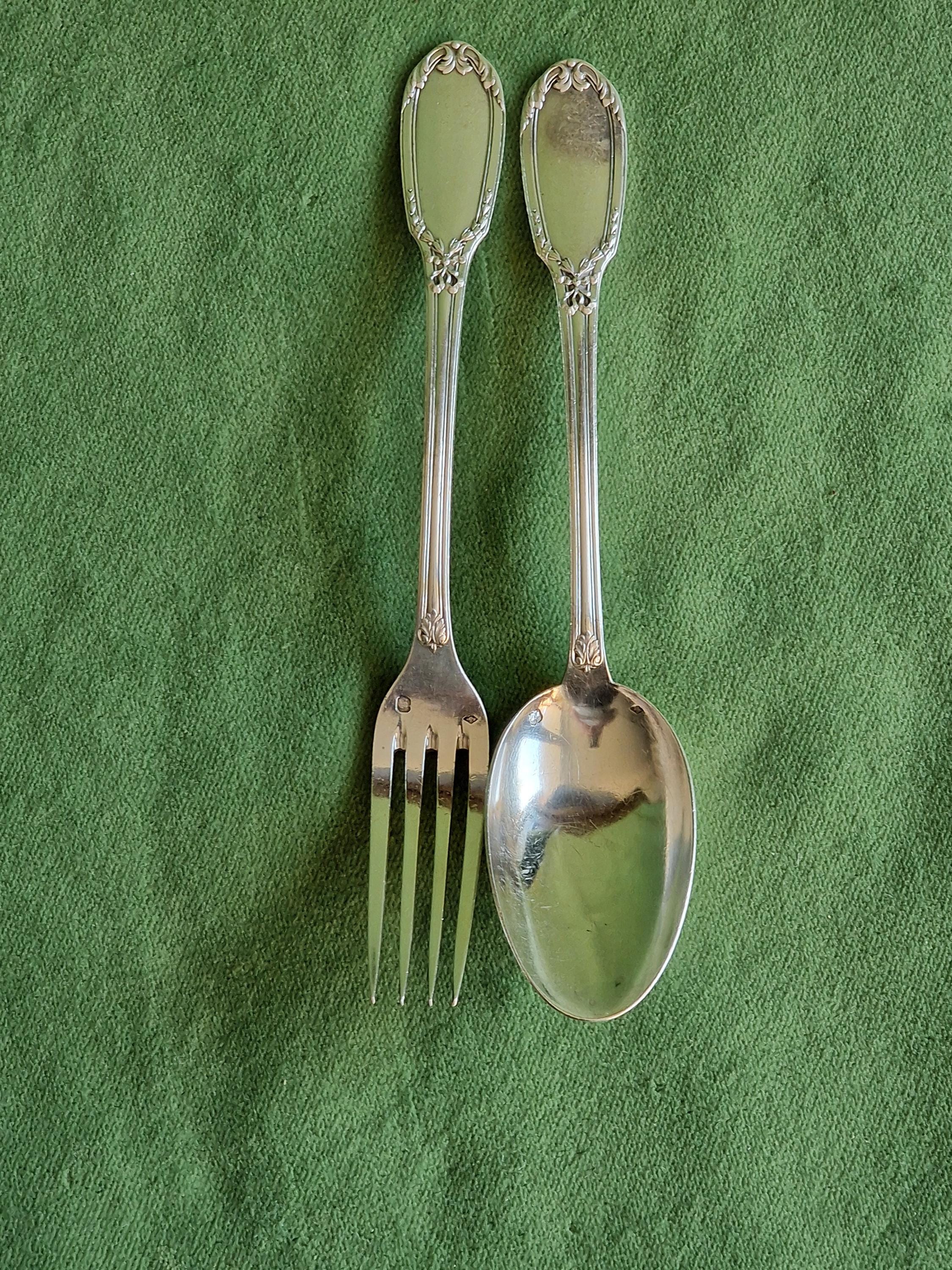 銀製フォーク　スターリング950(おそらく) 950 silver forks - Etsy 日本