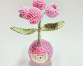 Handmade  original plants and flowers Potted, Elegant ornaments, Crochet Flower Decor, Gift for mom, Encouragement Gifts