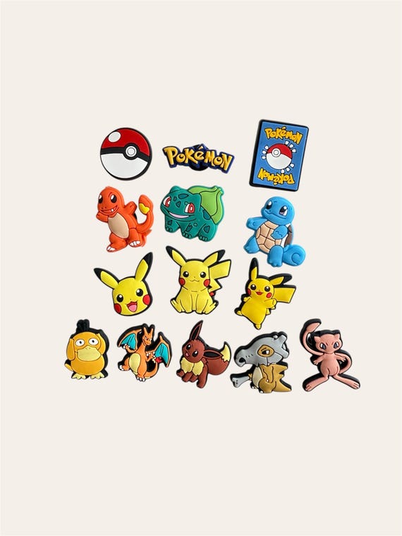 Jibbitz Croc Charms - Pokémon - Etsy