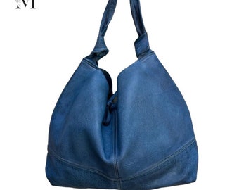 Leather Bag l Handmade Bag l Vintage Bag l Washed Bag l Ladies Bag l Hobo Bag l Leather Hobo l Women's Bag l Women's Leather Hobo