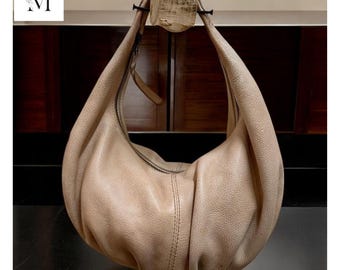 Leather bag l Handcrafted leather Bag l Leather Hobo l Washed Bag l Women's Leather Bag l Premium Leather Bag l Wrist bag
