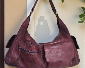 Leather Bag l Handcrafted leather Bag l Leather Hobo l Washed Leather Bag l Women's Leather Bag l Premium Leather Bag l Crossbody Bag