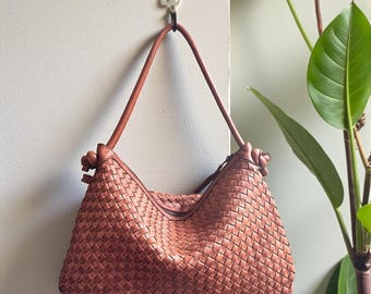 Leather Bag | Woven Bag l Premium Leather quality l leather woven bag | Vintage Look | Shoulder Bag