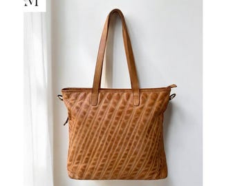 Handcrafted leather handbag l shoulder bag l Office Bag l Work Bag l Washed Bag l Office Bag l High Quality Grain Leather l vintage bag