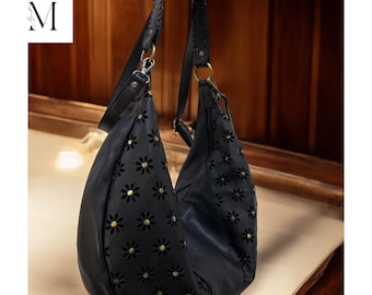 Leather bag l Handcrafted leather Shoulder bag l Ladies bag l women's bag l Premium Leather l Washed handbag l shoulder bag