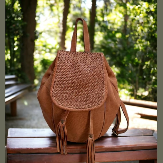 Handgefertigte Ledertasche l Rucksack l Damenrucksack l