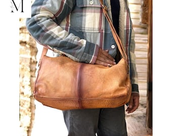 Premium Leather quality bag / Handcrafted Duffel bag l Stylish Carry l Daily Use l Gym Use l  Unisex l Beautiful ombre finish