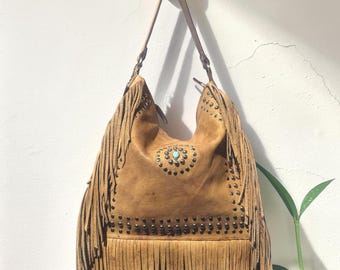 Leather Bag | Premium Leather | Washed Bag | Handmade | Vintage Style | Crossbody l Fringe bag l Ladies Handbag l Women's bag