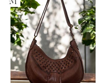 Handmade leather bag l Day bag l Picnic Bag l Office Bag l shopping Bag l Daily Use handbag l Premium leather l washed leather bag l