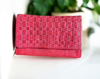 leather wallet l Washed Wallet l Vintage Wallet l Woven Wallet l Women's Wallet l Gift for her