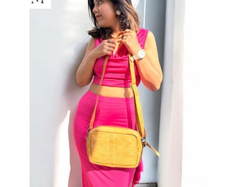 Leather bag l Handcrafted leather hand bag l women's bag l Premium Leather l Washed handbag l Crossbody bag l Vintage style