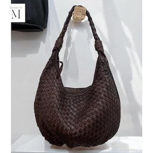 Ledertasche l Handgefertigte Tasche l Ledertasche l Gewebte Tasche l Gewaschene Tasche l Ledertasche für Damen l Damen Handtasche l Damen Handtasche l Umhängetasche