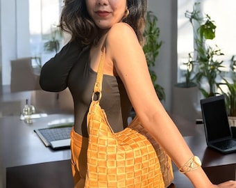 Leather woven bag l Leather bag l woven  l washed l premium leather l women's bag l Gift for her l Valentines gift