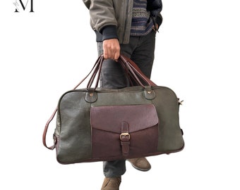 Leather Duffel l Unisex Duffel l Weekender Bag l Travel Bag l Gym Bag l Overnight Bag l Leather Bag