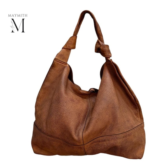 Leather Bag l Handmade Bag l Vintage Bag l Washed Bag l Ladies Bag l Hobo Bag l Leather Hobo l Women's Bag l Women's Leather Hobo