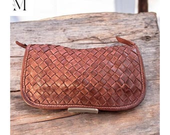 Leather Wallet l washed wallet l Full Grained Leather l Soft leather l Woven l Premium Quality