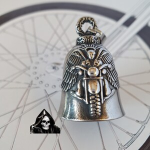 Guardian Angel Gremlin Spirit Bell Motorcycle Motorbike Bike Biker Luck  Gift