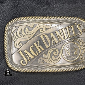 Vintage Belt Buckle Jack Daniels Old No7 Brand
