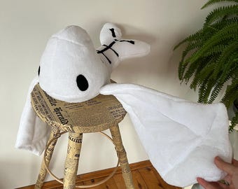 Skeleton ghost Whale plushie – Weighted Plush for Spooky Snuggles - halloween plush toy stuffed animal
