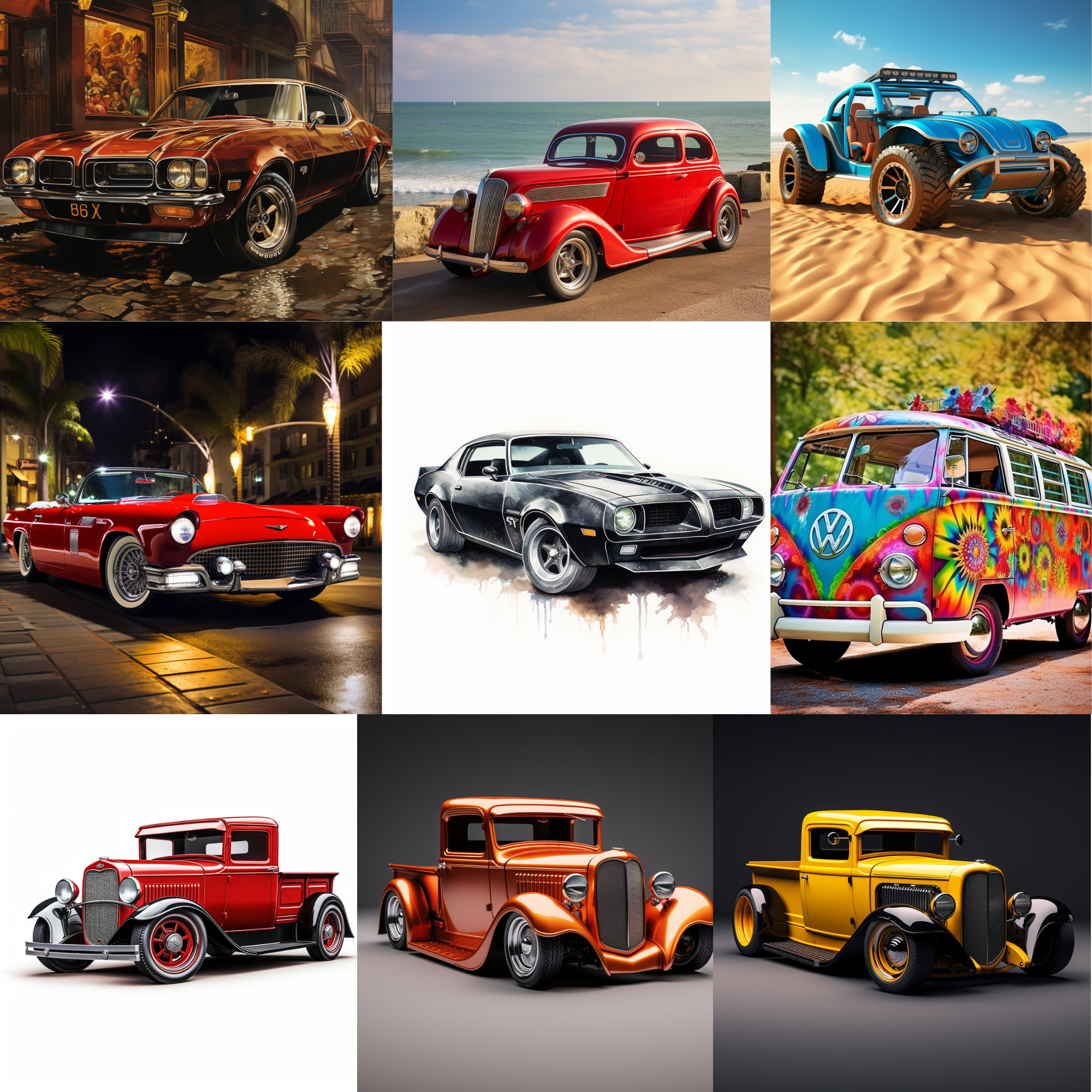 Custom Car Collection 80 Downloadable Images of Custom Cars, Hot Rods, Muscle Cars, Drag Cars ...