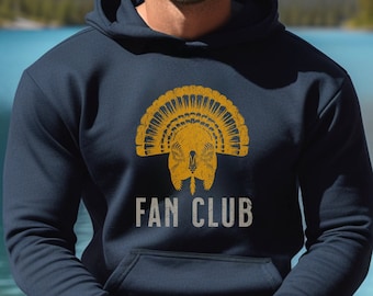 Turkey Fan Club Graphic Hoodie: Funny Hunter Gift