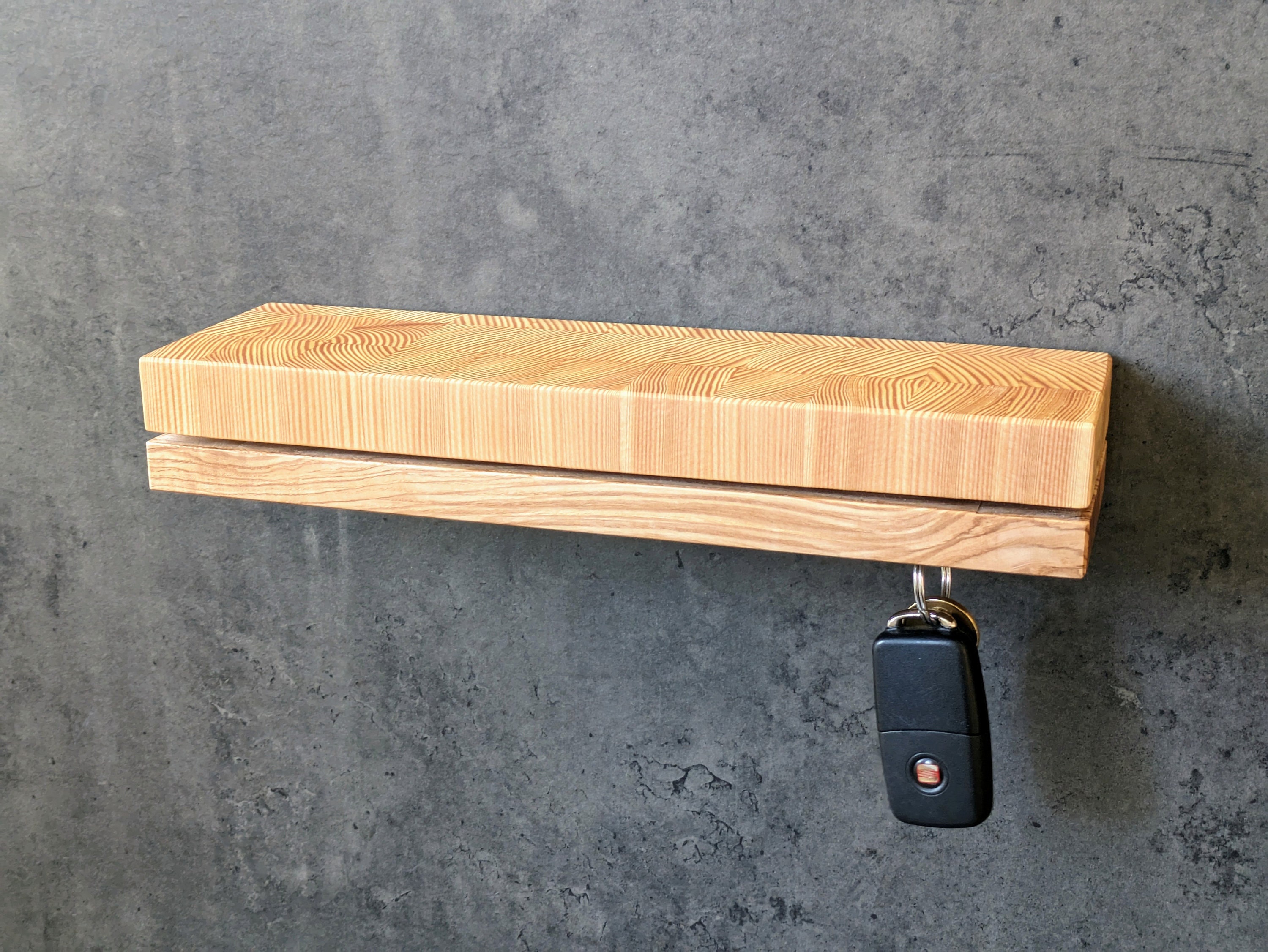 Holz Schlüssel halter Wand Schlüssel Aufbewahrung organisator schwache  magnetische Rack Kleiderbügel Schlüssel ring Haken Angestellte Haushälterin  an der Wand