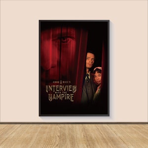 Interview with the Vampire Movie Poster Print, Canvas Wall Art, Room Decor, Movie Art, Wall Art Print, Art Poster For Gift