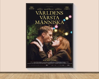 The Worst Person in the World Movie Poster, Canvas Print