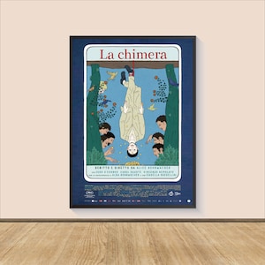 Póster de la película La Quimera, lienzo para pared, decoración de habitación, arte cinematográfico, regalos para él/ella, impresión de arte mural, póster artístico para regalo.