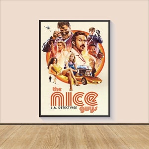 The Nette Jungs Film Poster Druck, Leinwand Wandkunst, Raum Dekor, Filmkunst, Geschenke für Ihn, Wand Kunst Druck, Kunst Poster für Geschenk, Film Druck
