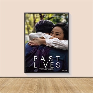 Past Lives Film Poster Print, Canvas Wall Art, Room Decor, Movie Art, Gifts for Him/Her, Movie Print, Art Print, Film Poster