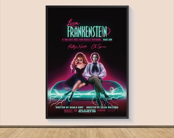 Lisa Frankenstein Movie Poster, Canvas Wall Art