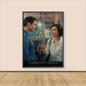 Past Lives Movie Poster Print, Canvas Wall Art, Room Decor, Movie Art, Gifts for Him/Her, Wall Art Print, Art Poster For Gift, Movie Print