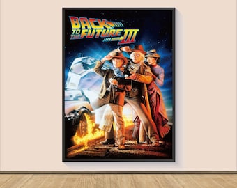 バック・トゥ・ザ・フューチャー3 オリジナル映画ポスターデザイン