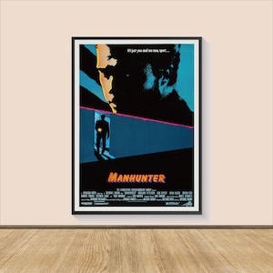Manjäger (1986) Film Poster Druck, Leinwand Wandkunst, Raumdekor, Filmkunst, Geschenke für Sie und Ihn, Kunst Poster, Kunst Poster