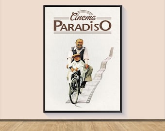 Cinema Paradiso Movie Poster, Canvas Wall Art Print