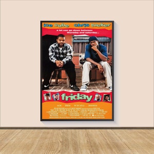 Friday Movie Poster Print, Canvas Wall Art, Room Decor, Movie Art, Gifts for Him/Her, Movie Print, Art Print