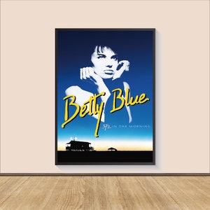 Betty Blue Movie Poster Print, Canvas Wall Art, Room Decor, Movie Art, Gifts for Him/Her, Movie Print, Art Print, Film Poster