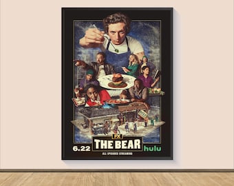 The Bear Season 2 Canvas Poster, TV Show Wall Art