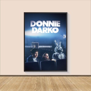 Donnie Darko (2001) Film Poster Druck, Leinwand Wandkunst, Raumdekor, personalisiertes Geschenk, Geschenke für Sie/Ihn, Wand Kunst Druck, Vintage Film Kunst