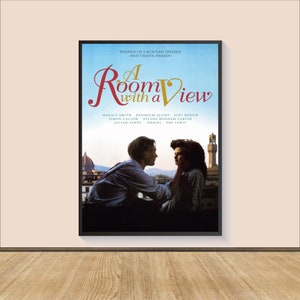 A Room with a View Movie Poster Print, Canvas Wall Art, Room Decor, Movie Art, Gifts for Him/Her, Wall Art Print, Art Poster For Gift