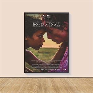 Bones and All Movie Poster Print, Canvas Wall Art, Room Decor, Personalized gift, Gifts for Him/Her, Wall Art Print