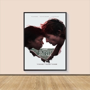 Bones and All Movie Poster Print, Canvas Wall Art, Room Decor, Movie Art, Gifts for Him/Her, Wall Art Print, Art Poster For Gift