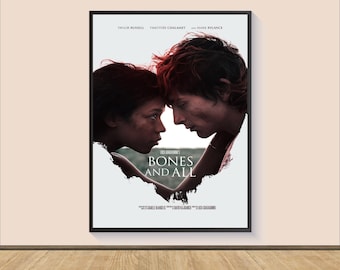 Bones and All Movie Poster, Canvas Wall Art Print