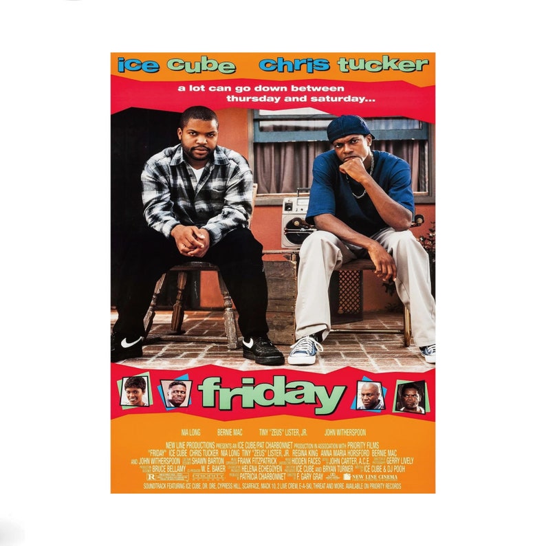 Friday Movie Poster, Canvas Wall Art Print - Etsy